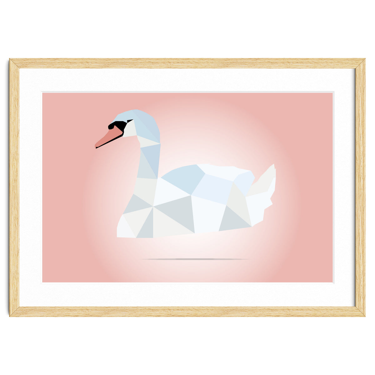 Swan Low Poly Art