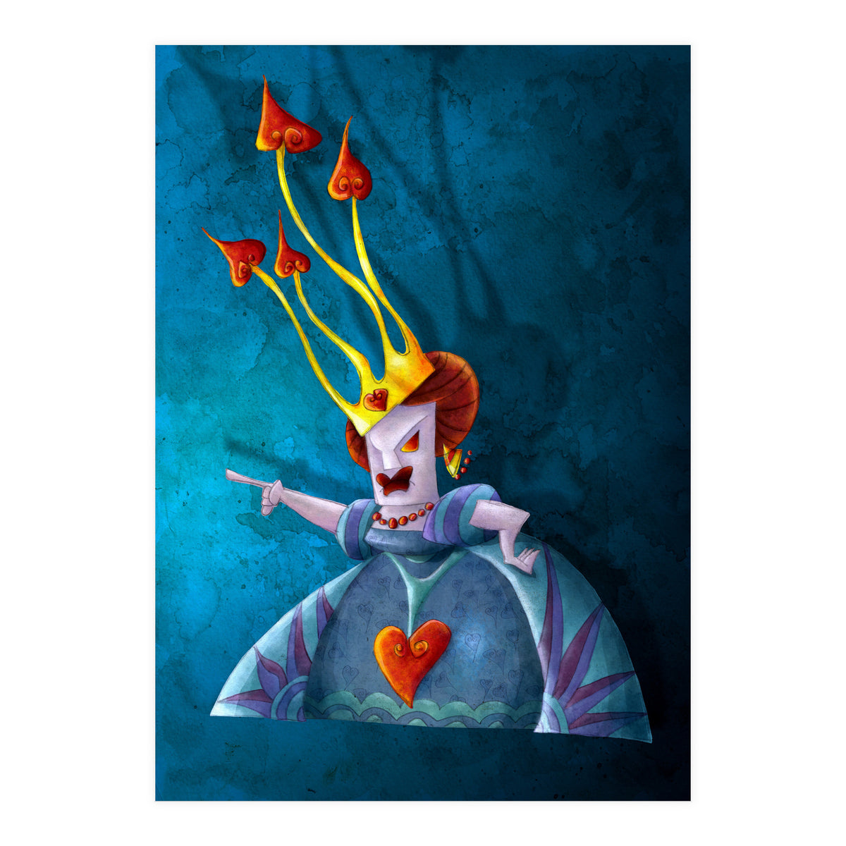 The Queen of Hearts (Print Only)