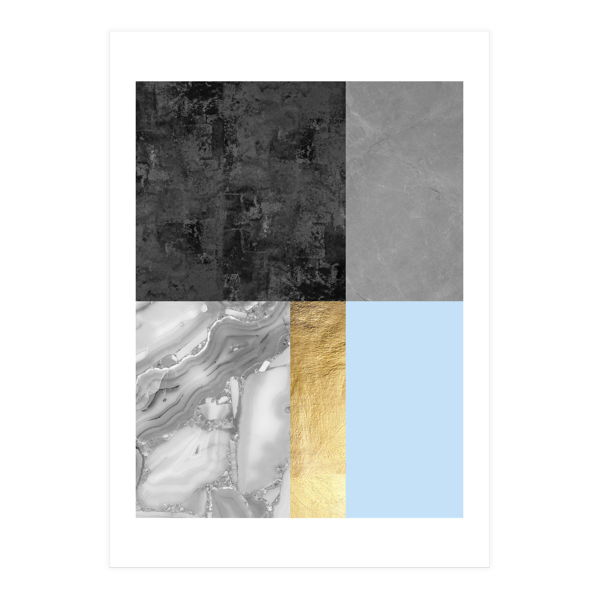 Geometric and golden IV (Print Only)