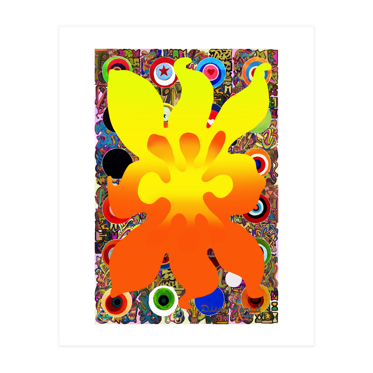 Fuego Y Graffiti 81 (Print Only)