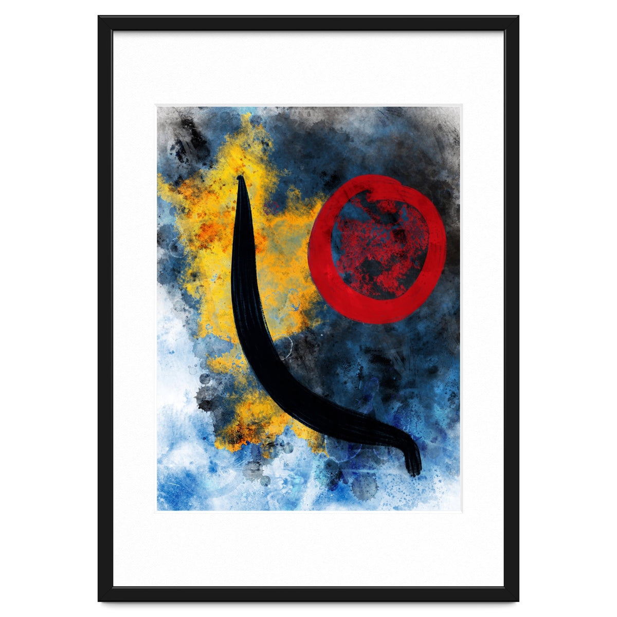 Abstract Calligraphy in the universe