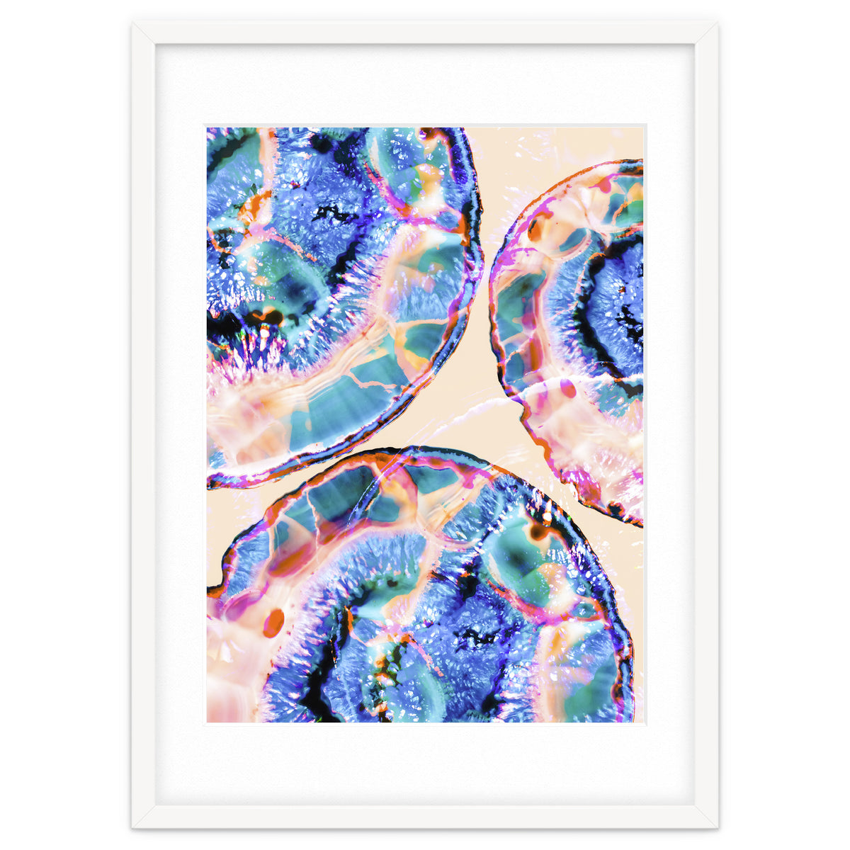 Abstract Agate Painting