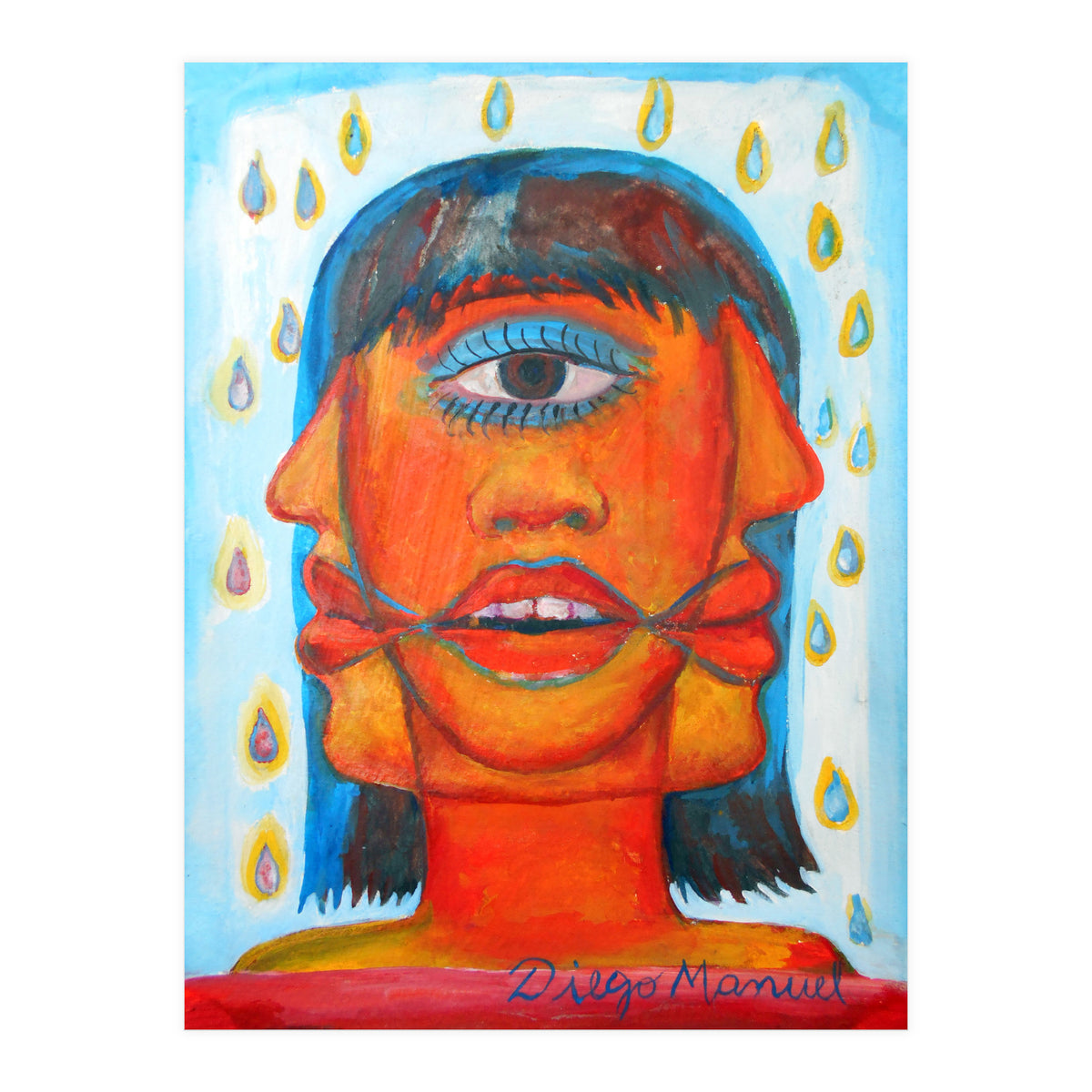 Cabeza De Mujer 4 (Print Only)