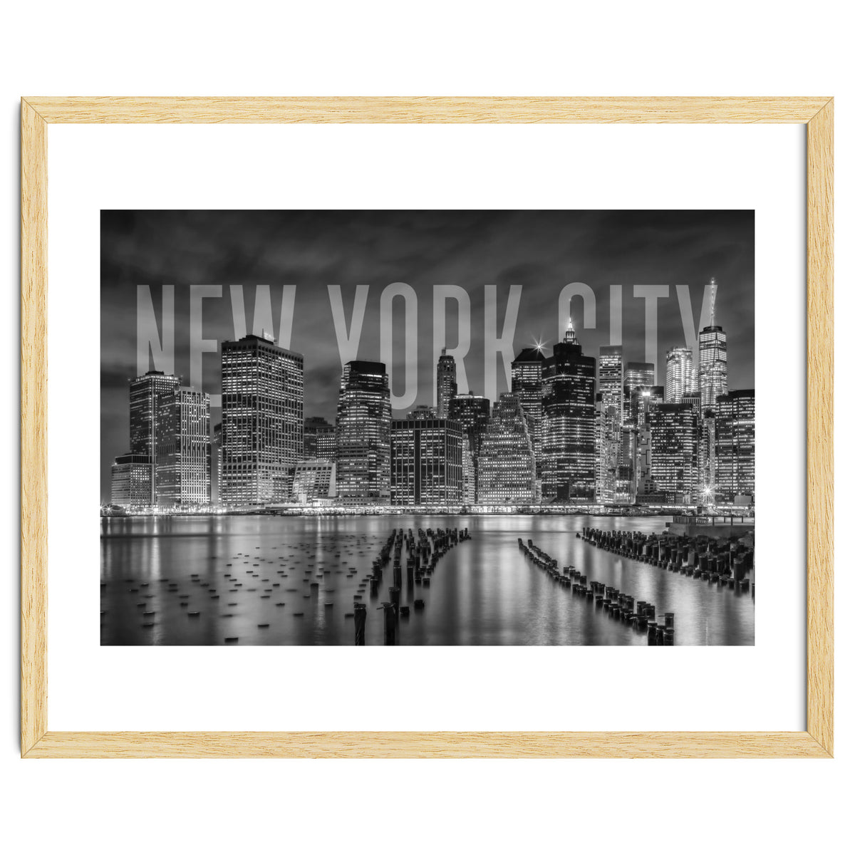 NEW YORK CITY Skyline | Monochrome