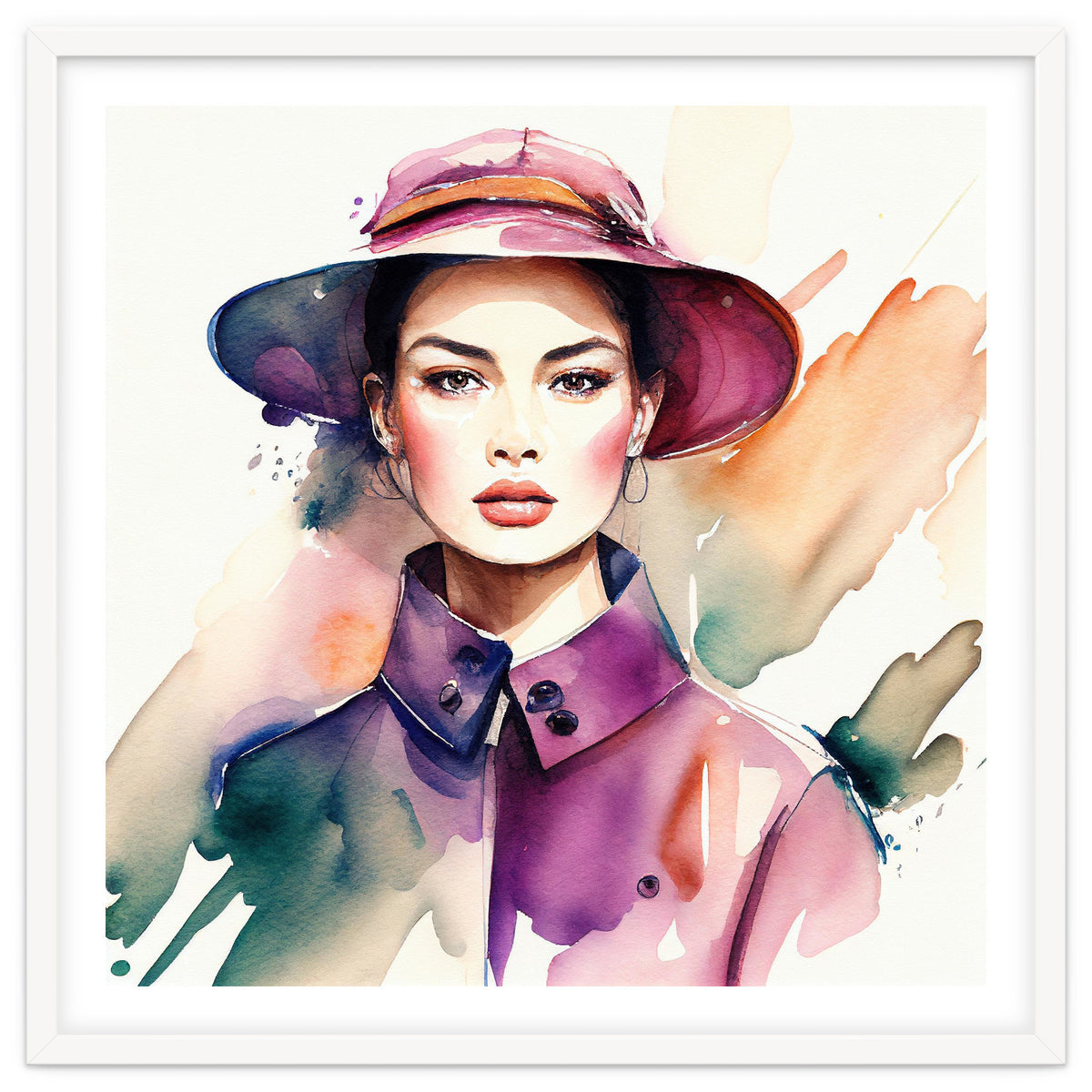 Watercolor Fashion Woman #2