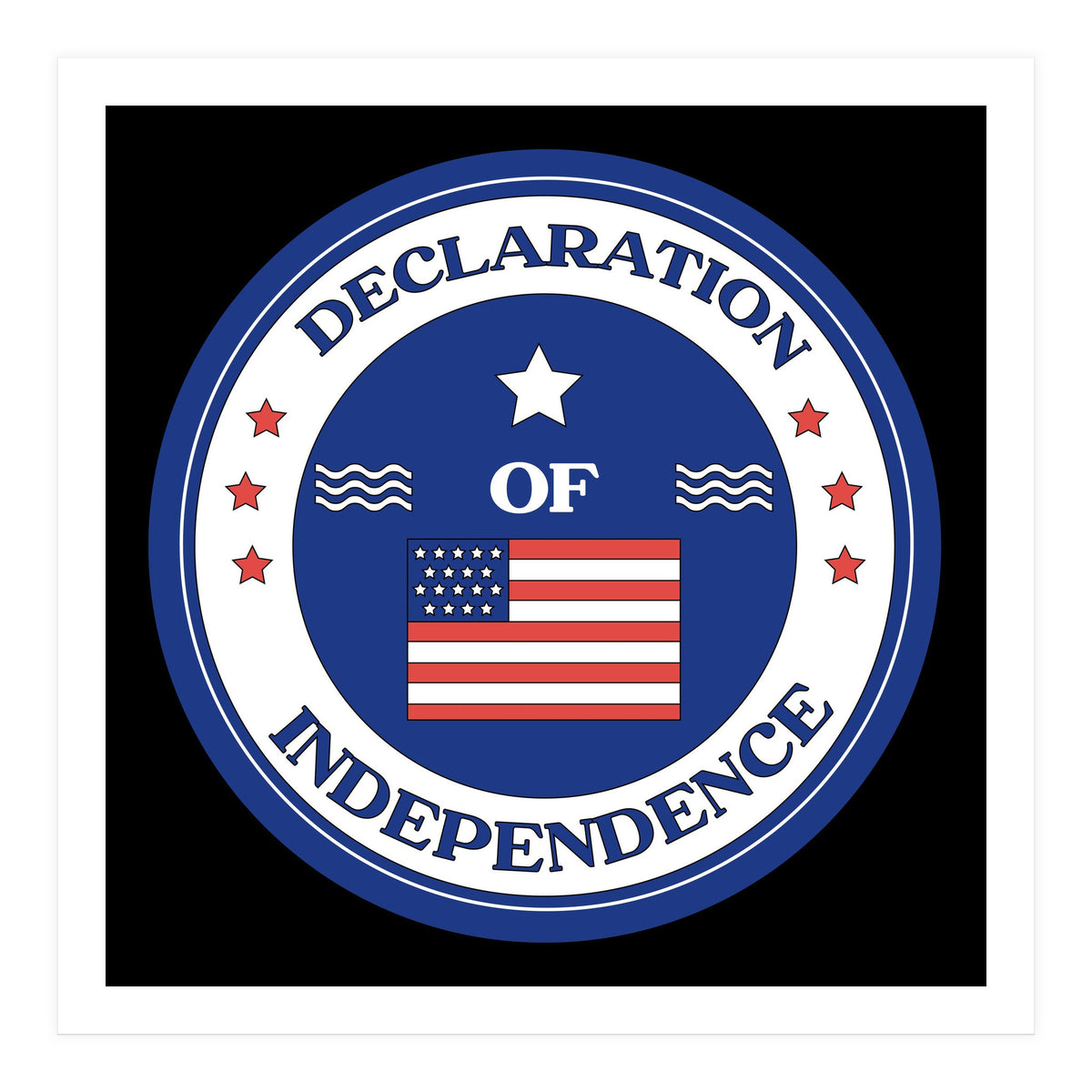 4th Of July independence. (Print Only)