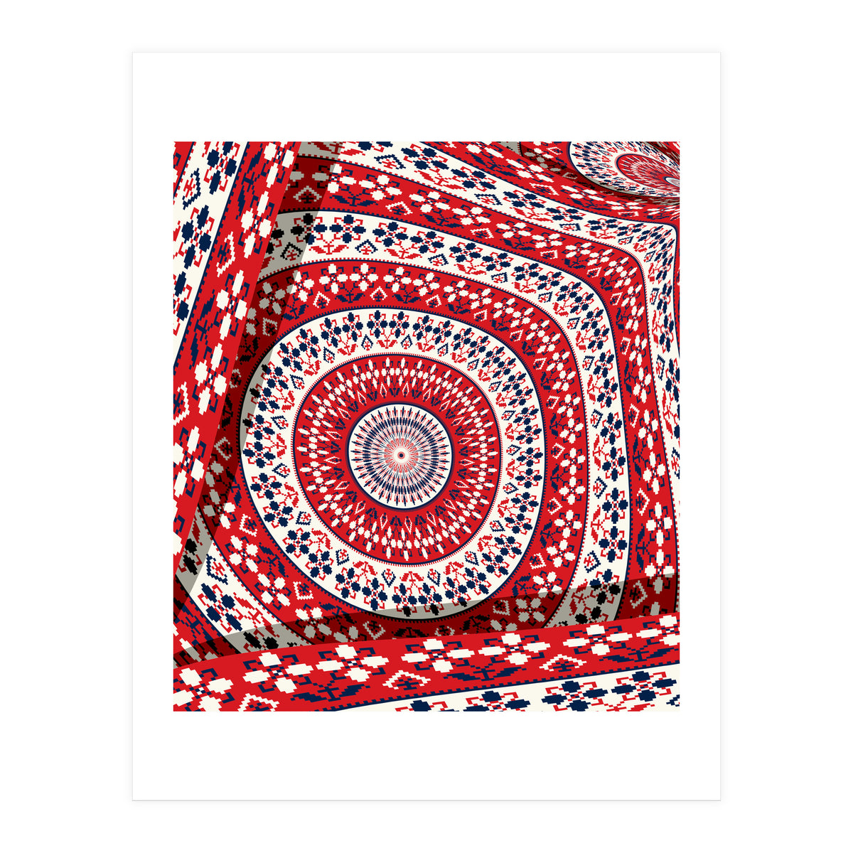 Romanian embroidery background 6 (Print Only)