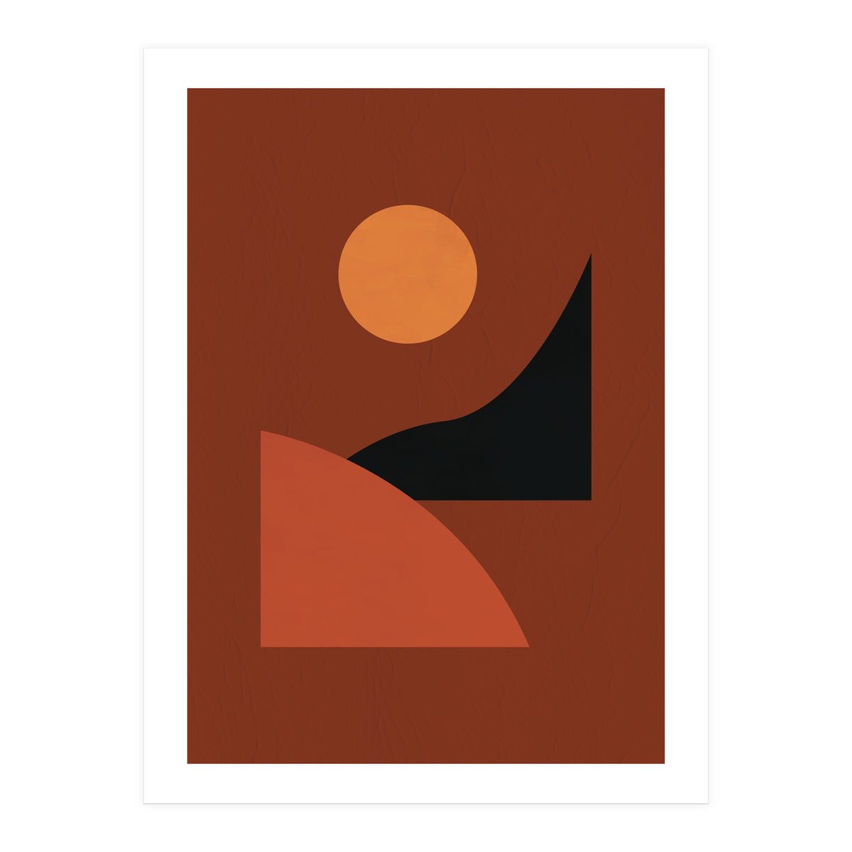 Abstract Geometrical Terracota Earthy Tones (Print Only)