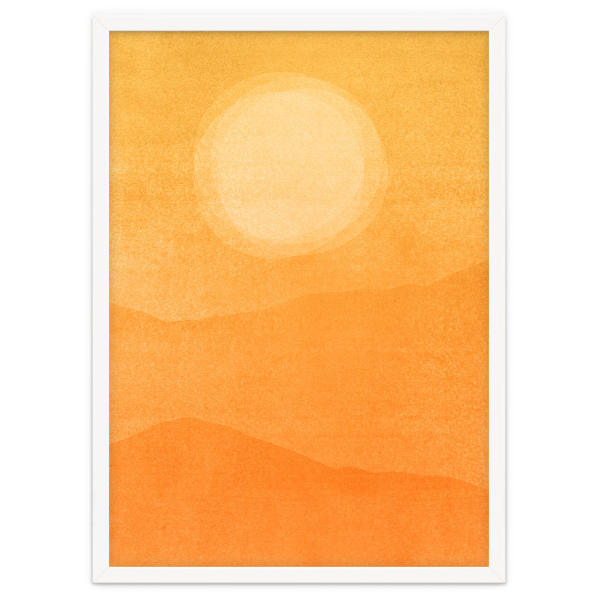 Golden Afternoon Abstract