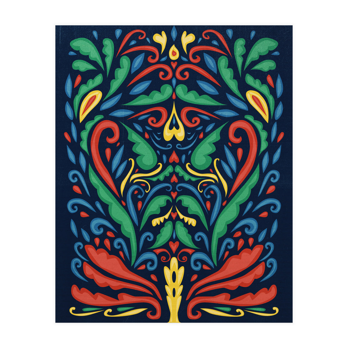 Art Nouveau Folk Art Style (Print Only)
