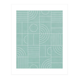 My Favorite Geometric Patterns No.25 - Light Blue (Print Only) thumbnail
