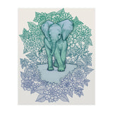 Emerald Elephant in the Lilac Evening (Print Only) thumbnail