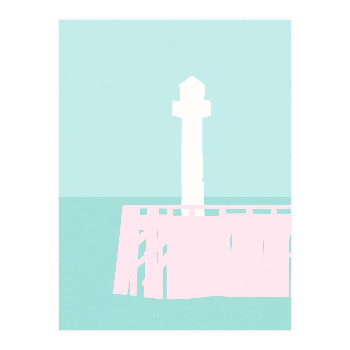 Minimal Pier - Turquoise Coast (Print Only)