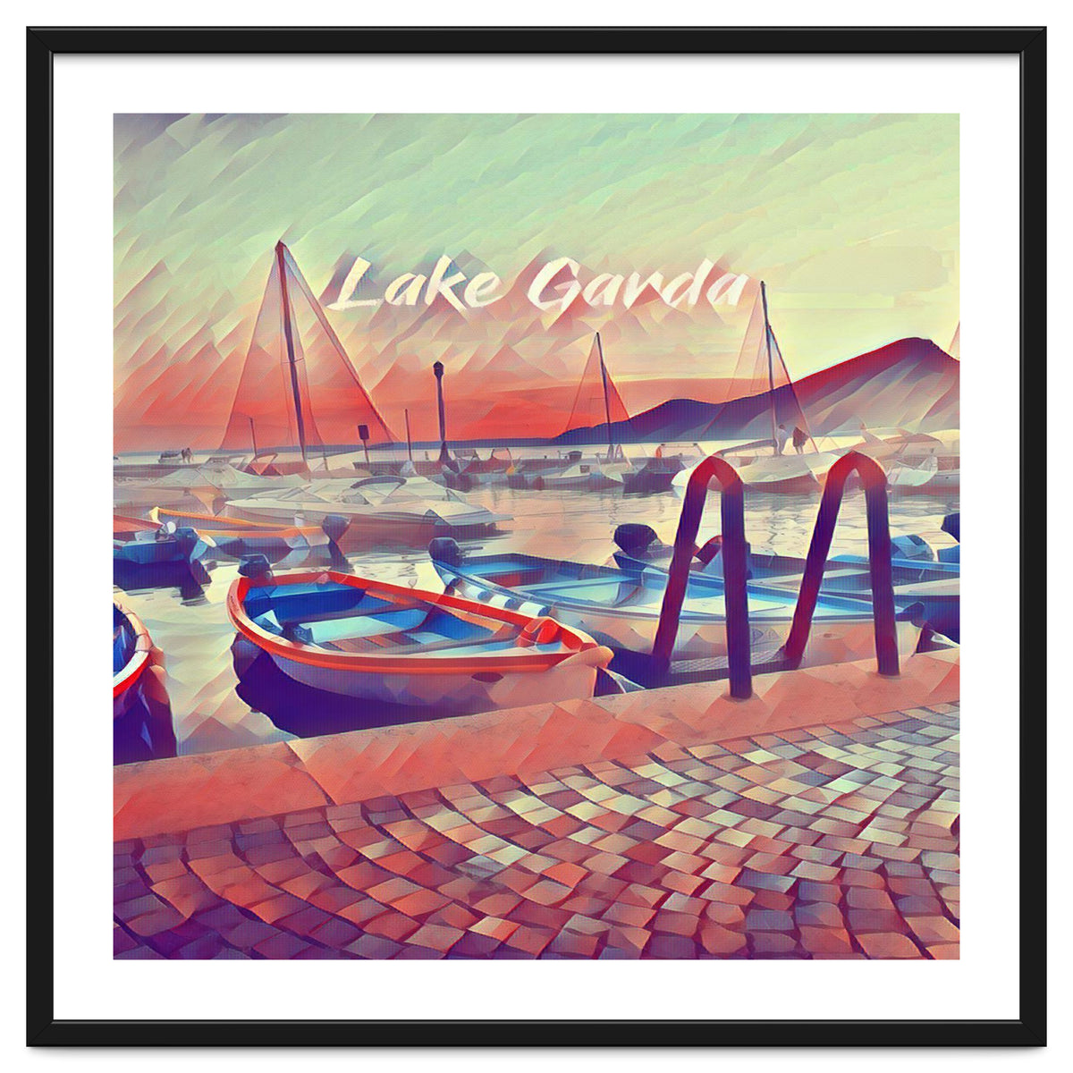 Boats On Lake Garda