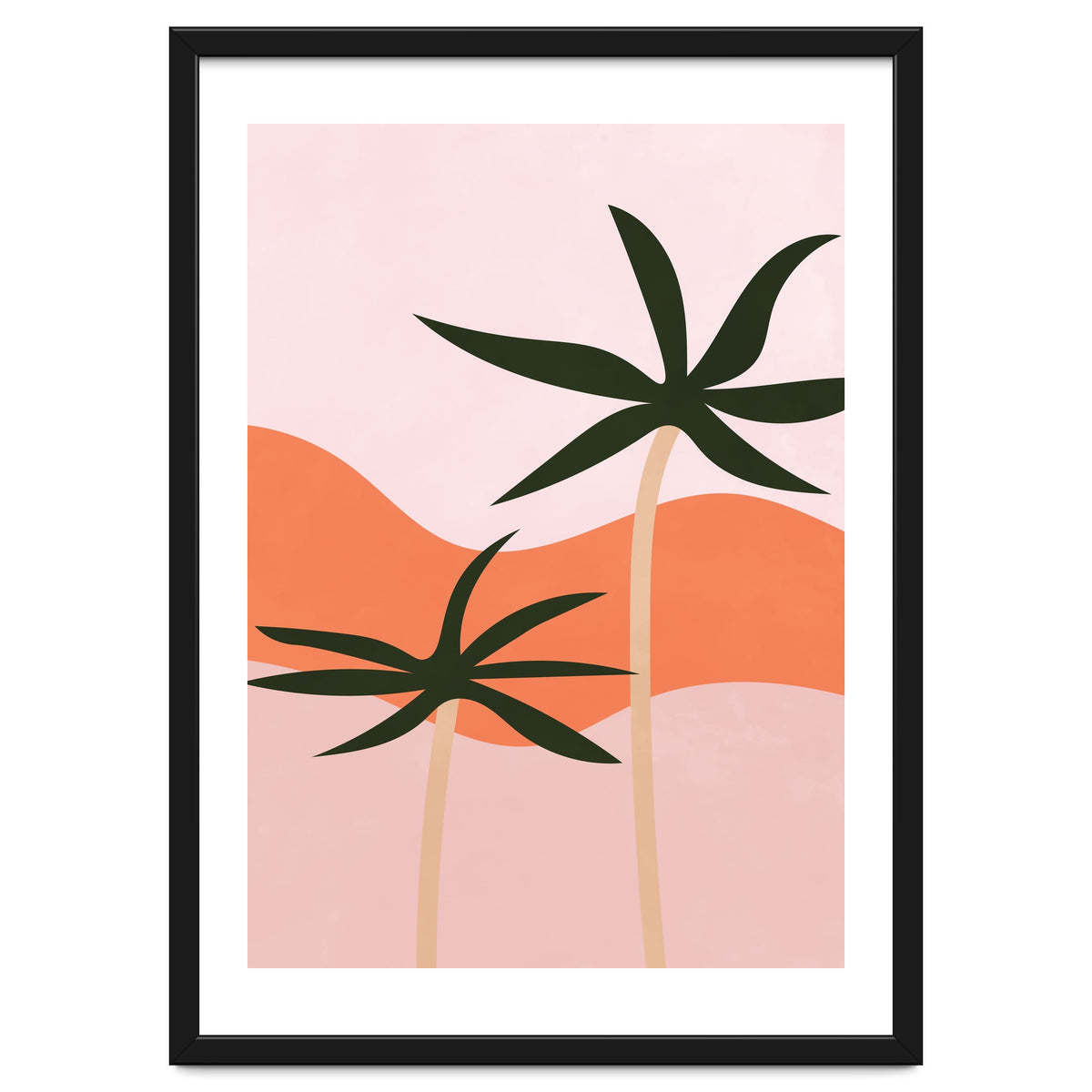 Bohemian Style Palm Trees