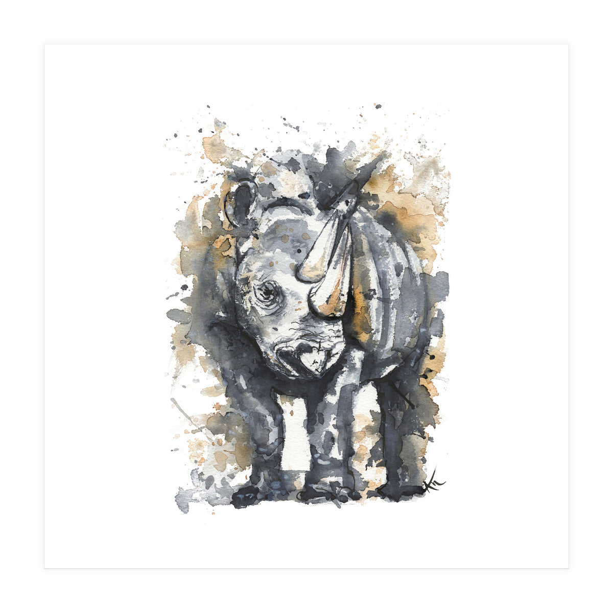 Rhino- Wildlife Collection (Print Only)