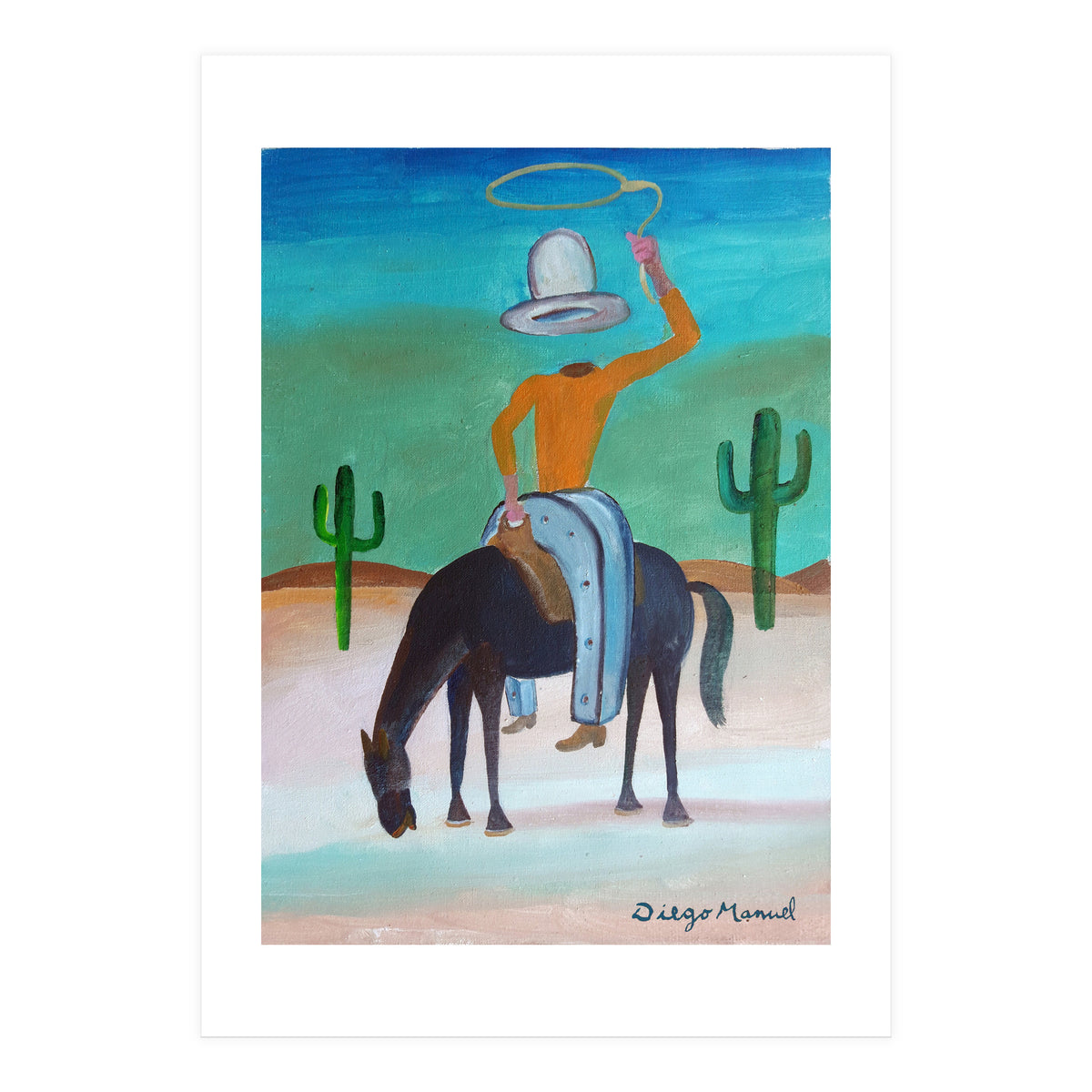 Johnny Herradura A Caballo 2 (Print Only)