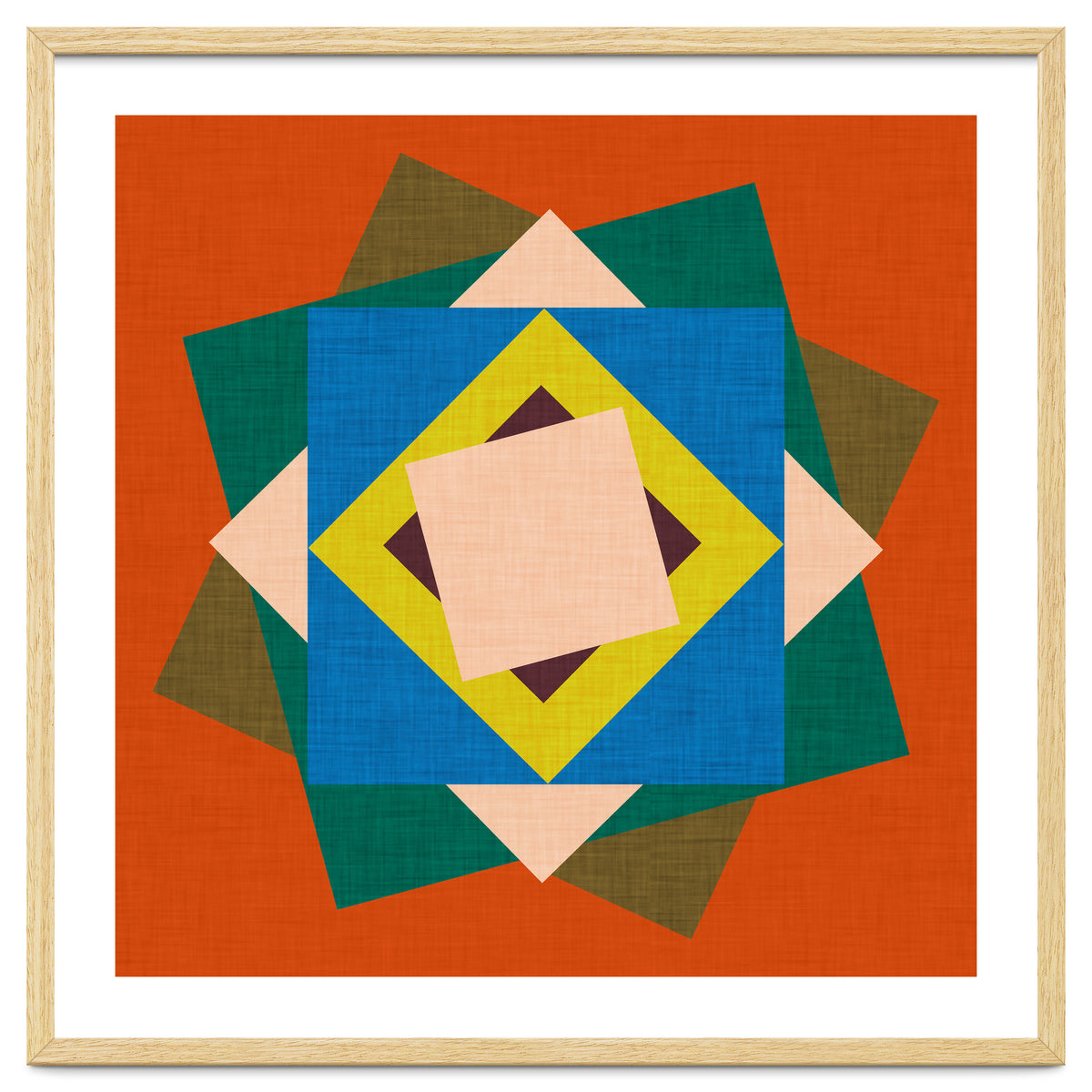 Kilim Floral Orange