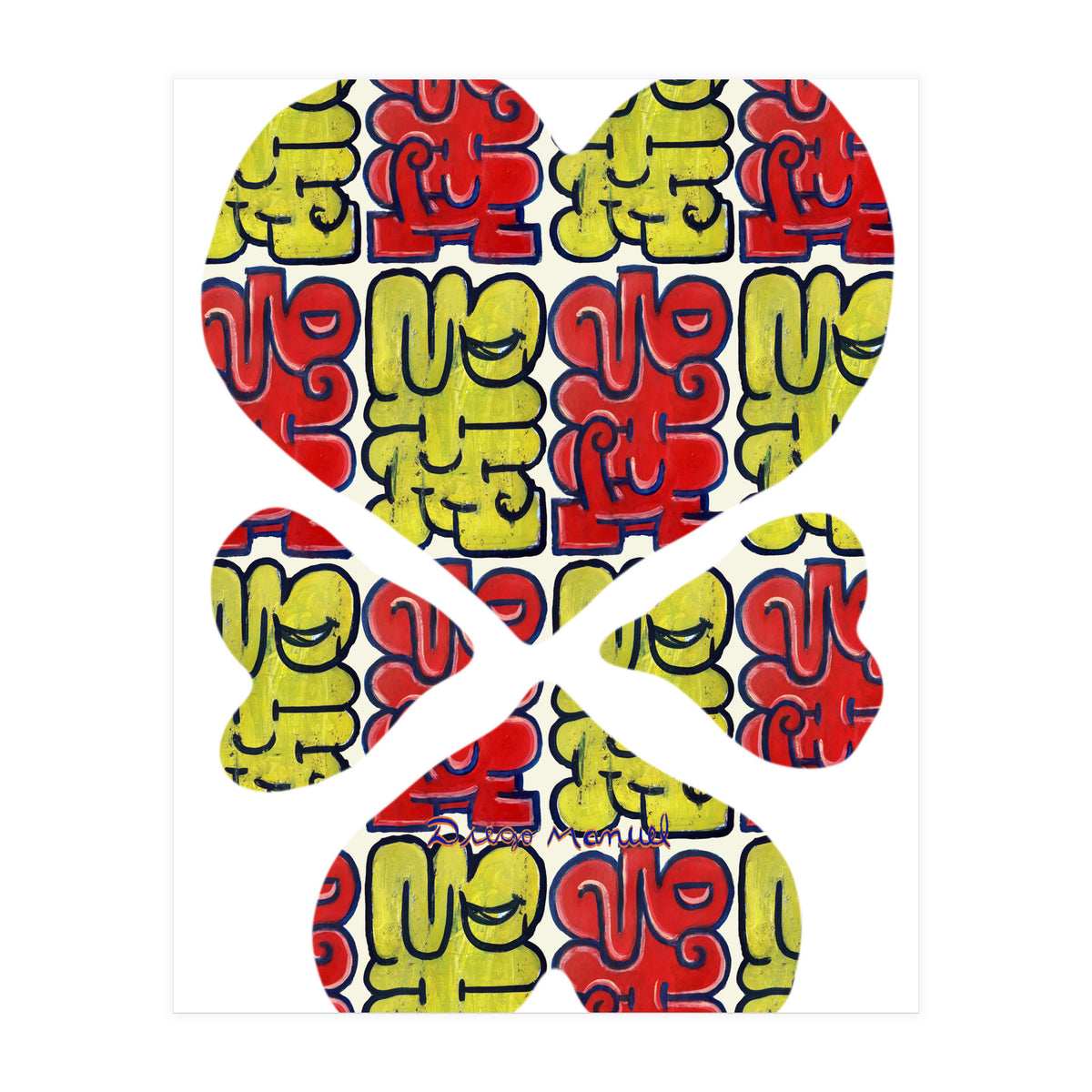 4 Corazones 5  (Print Only)