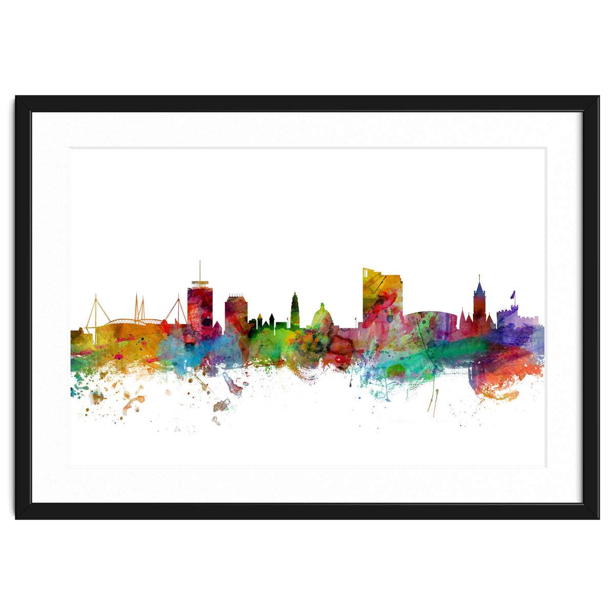 Cardiff Wales Skyline