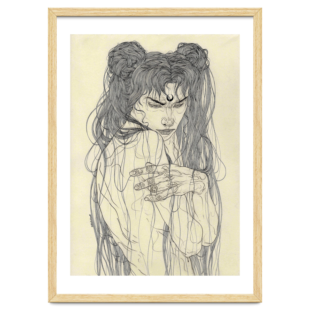 There is a dark moon rising inside of me