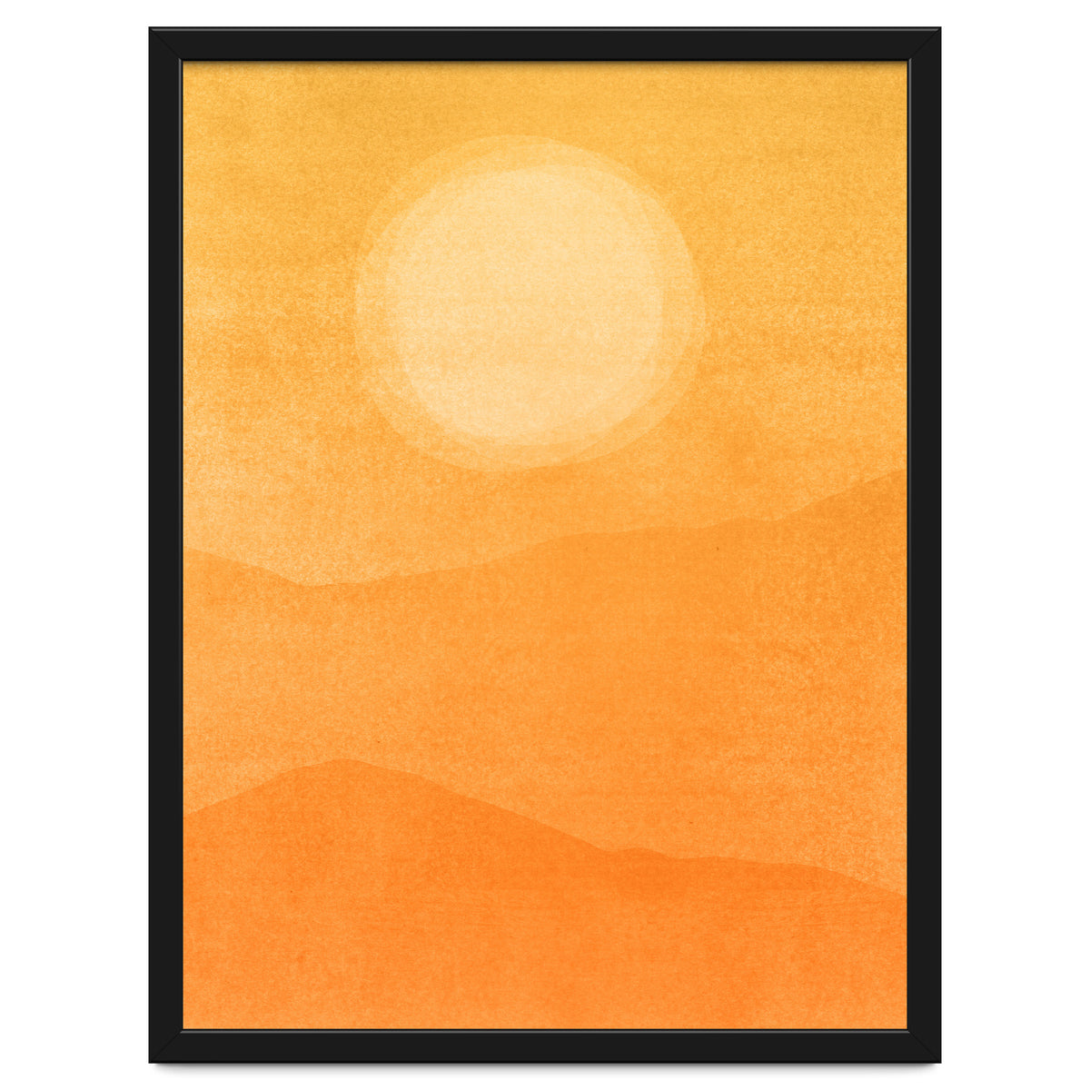 Golden Afternoon Abstract