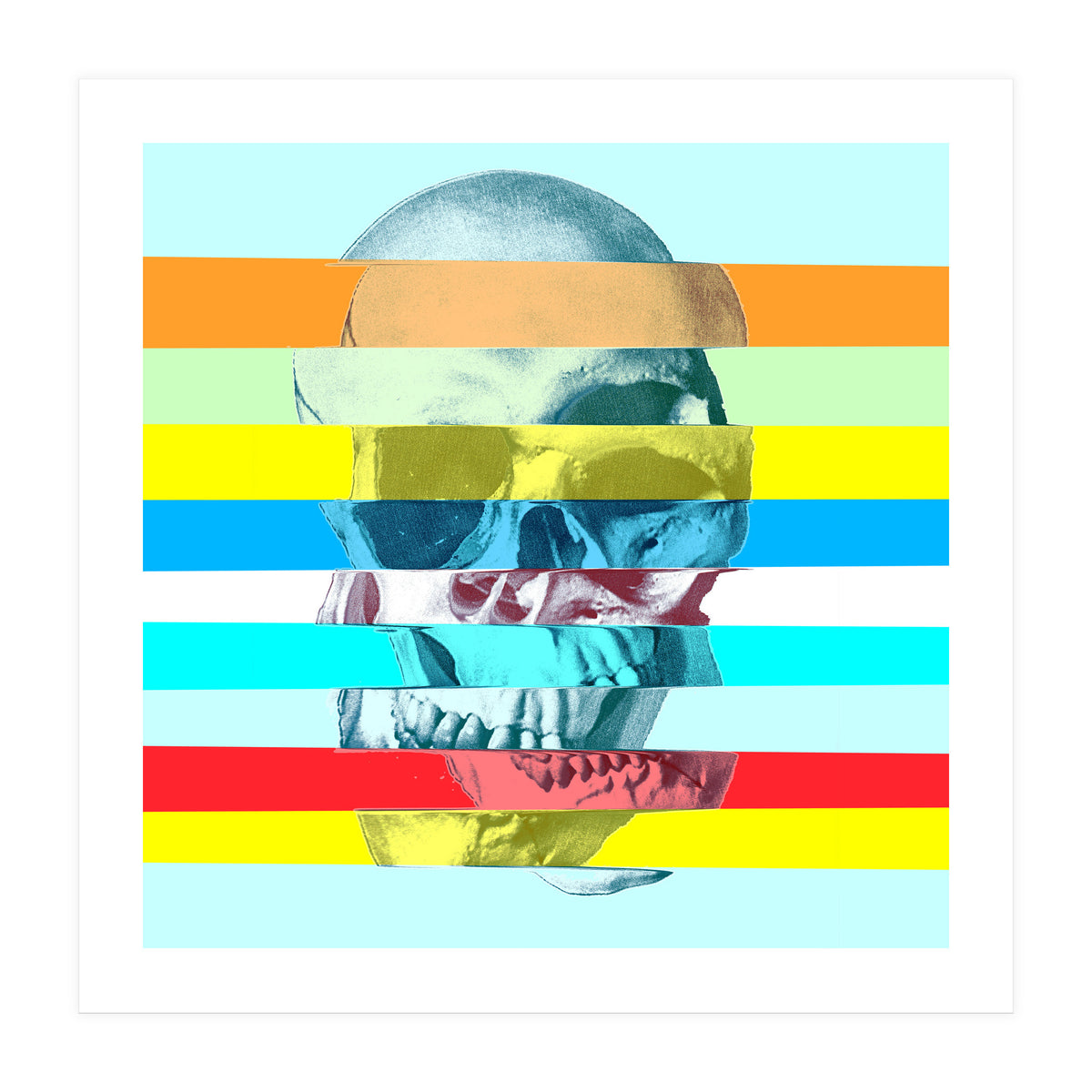 Glitch Skull (Print Only)