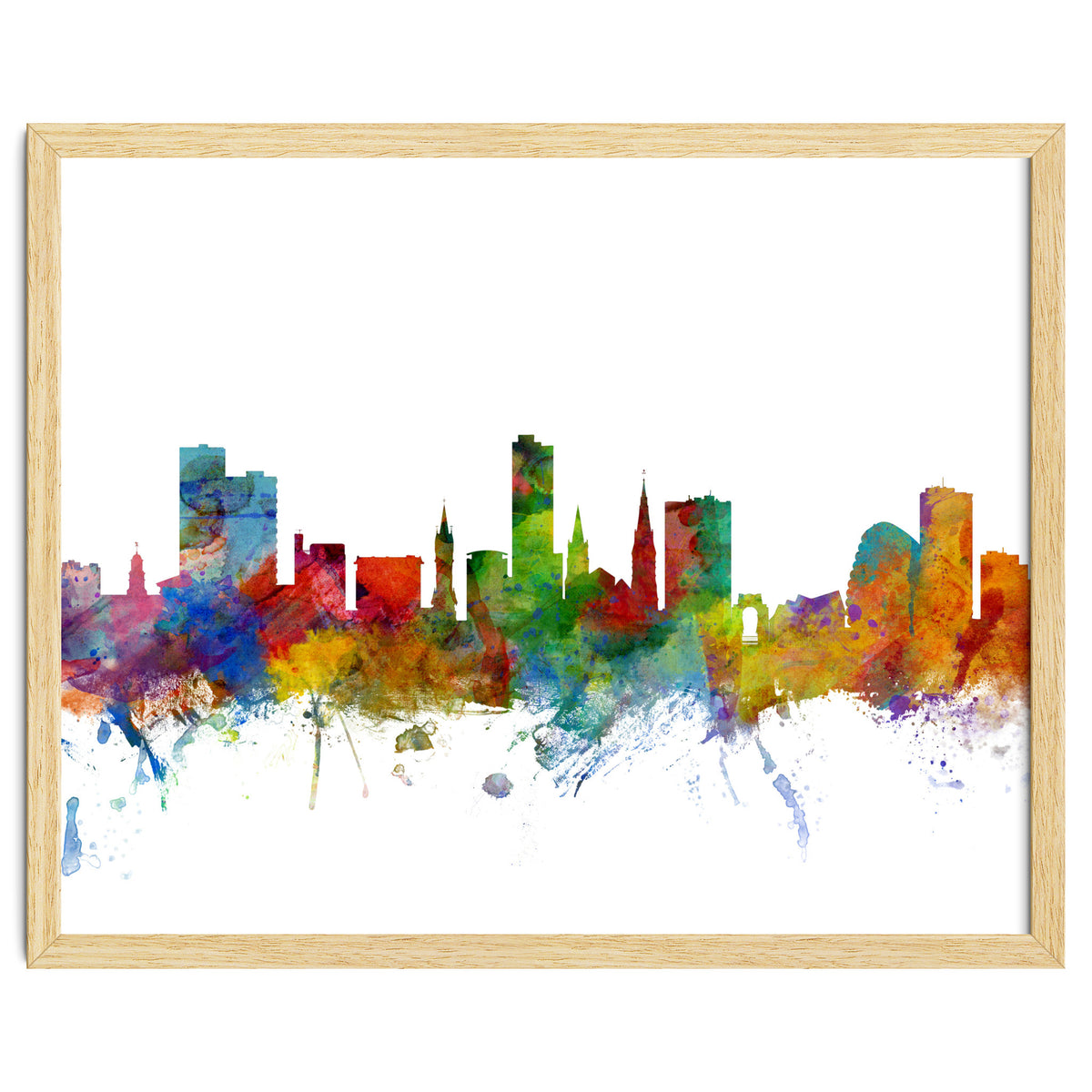 Leicester England Skyline