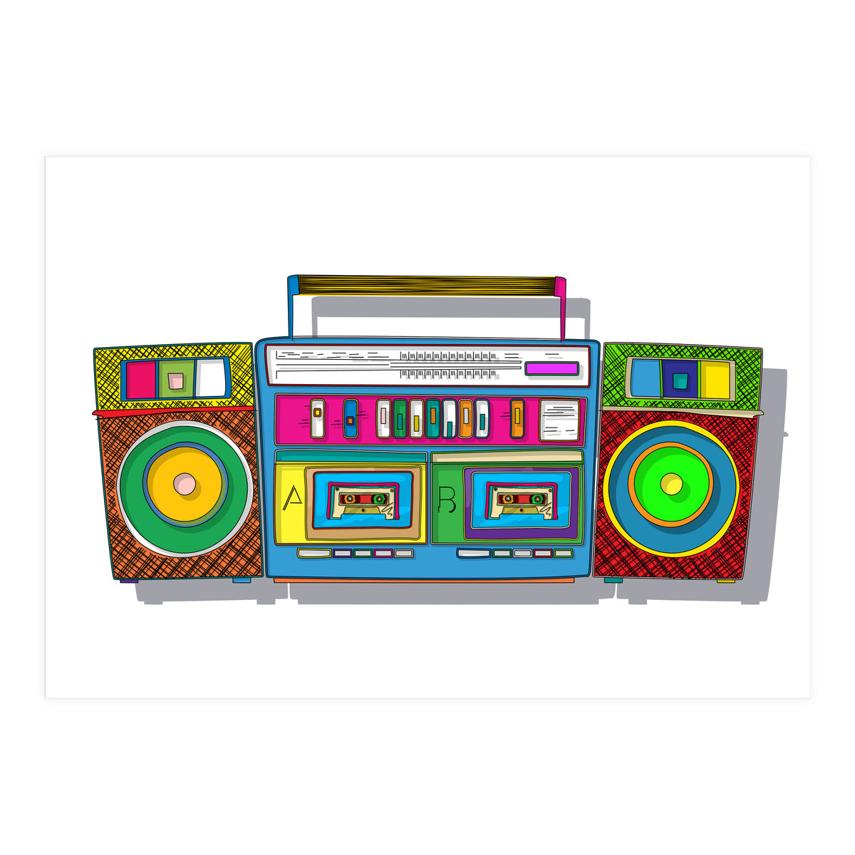 Boombox (Print Only)