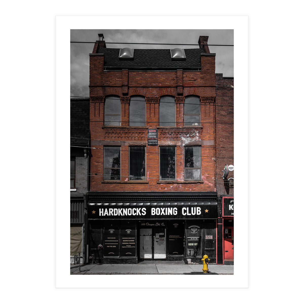 No 358 Queen St E 1 Color Version (Print Only)