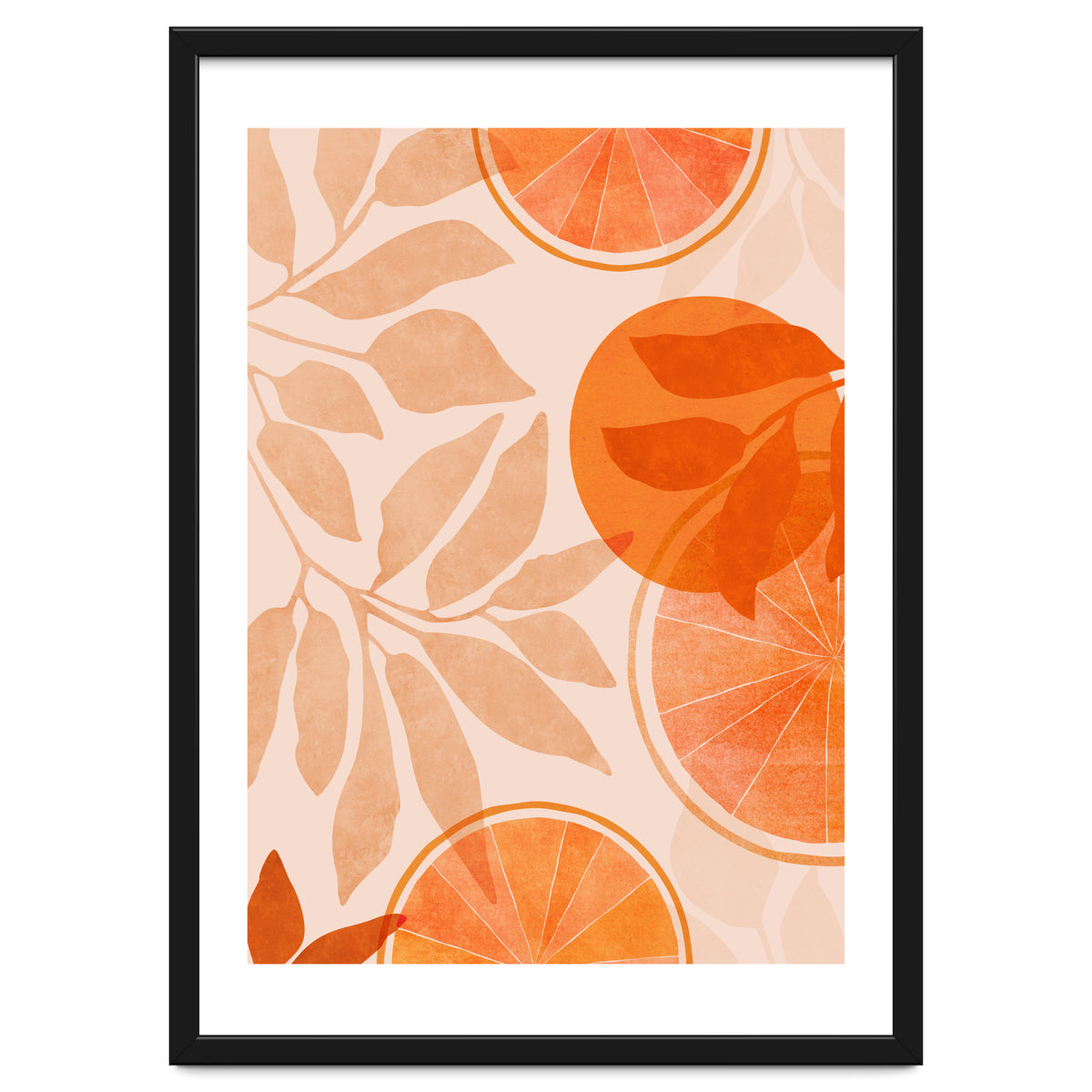 Orange Citrus Collage