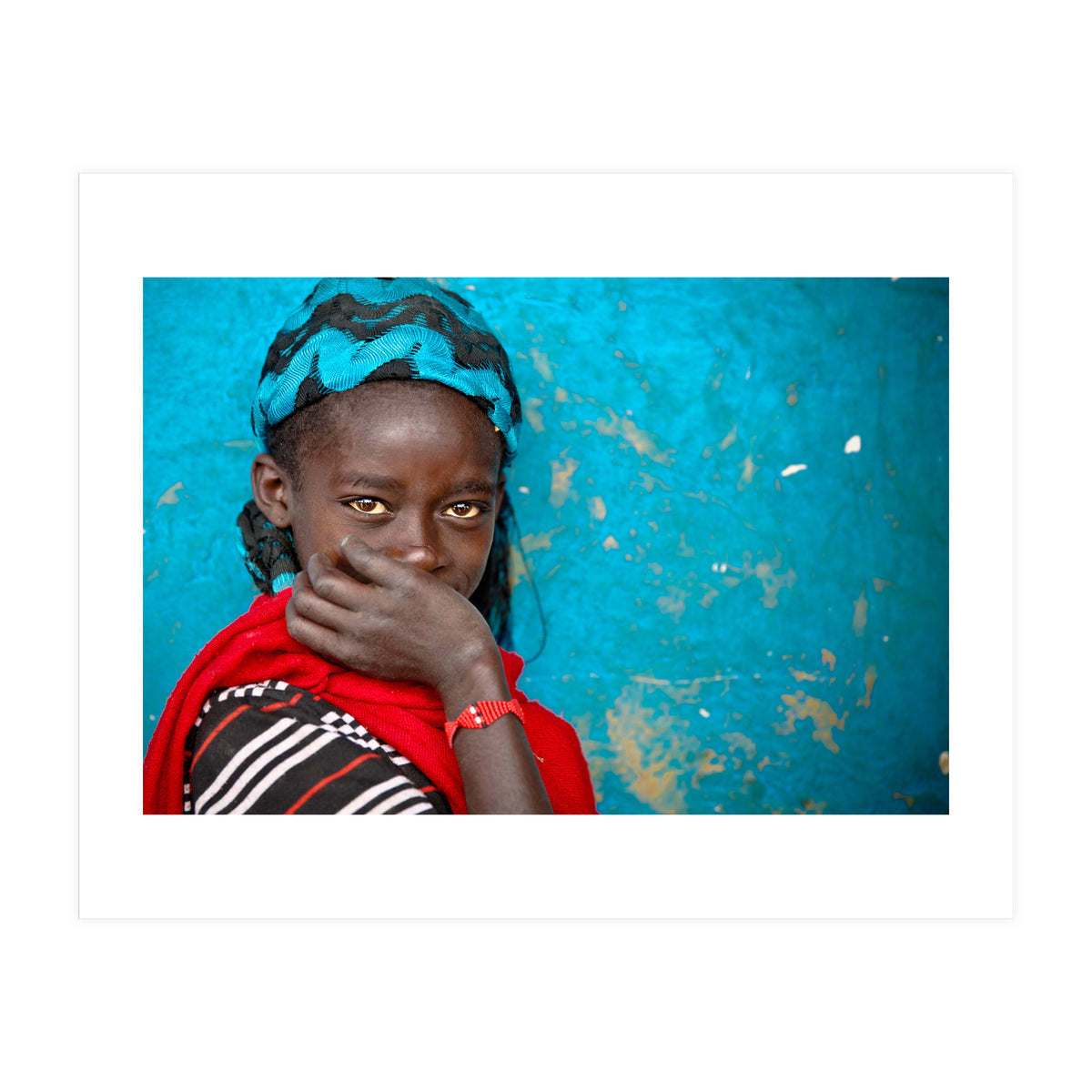 Blue, Red and the Girl (Print Only)