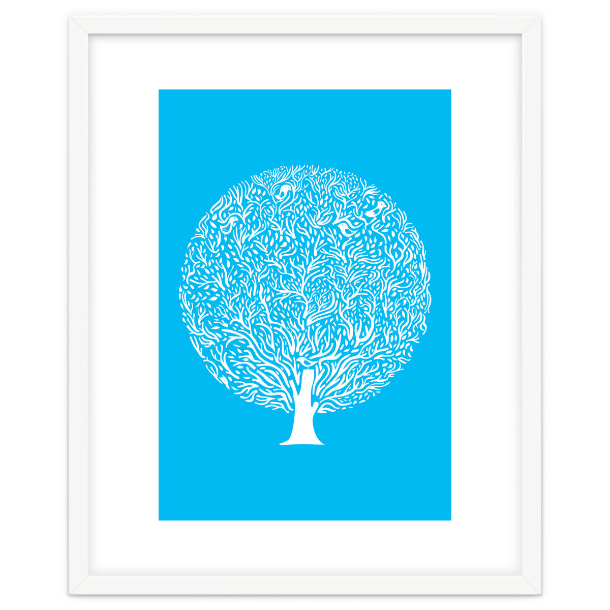 Blue tree