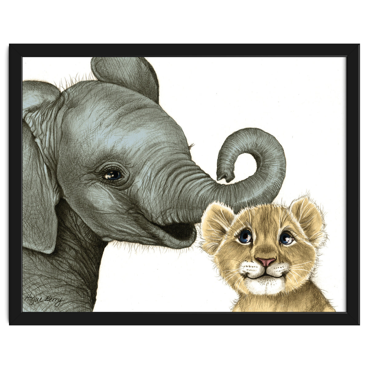 Best Friends, Elephant and Lion