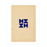 Ultramarine abstract shapes (Print Only) thumbnail