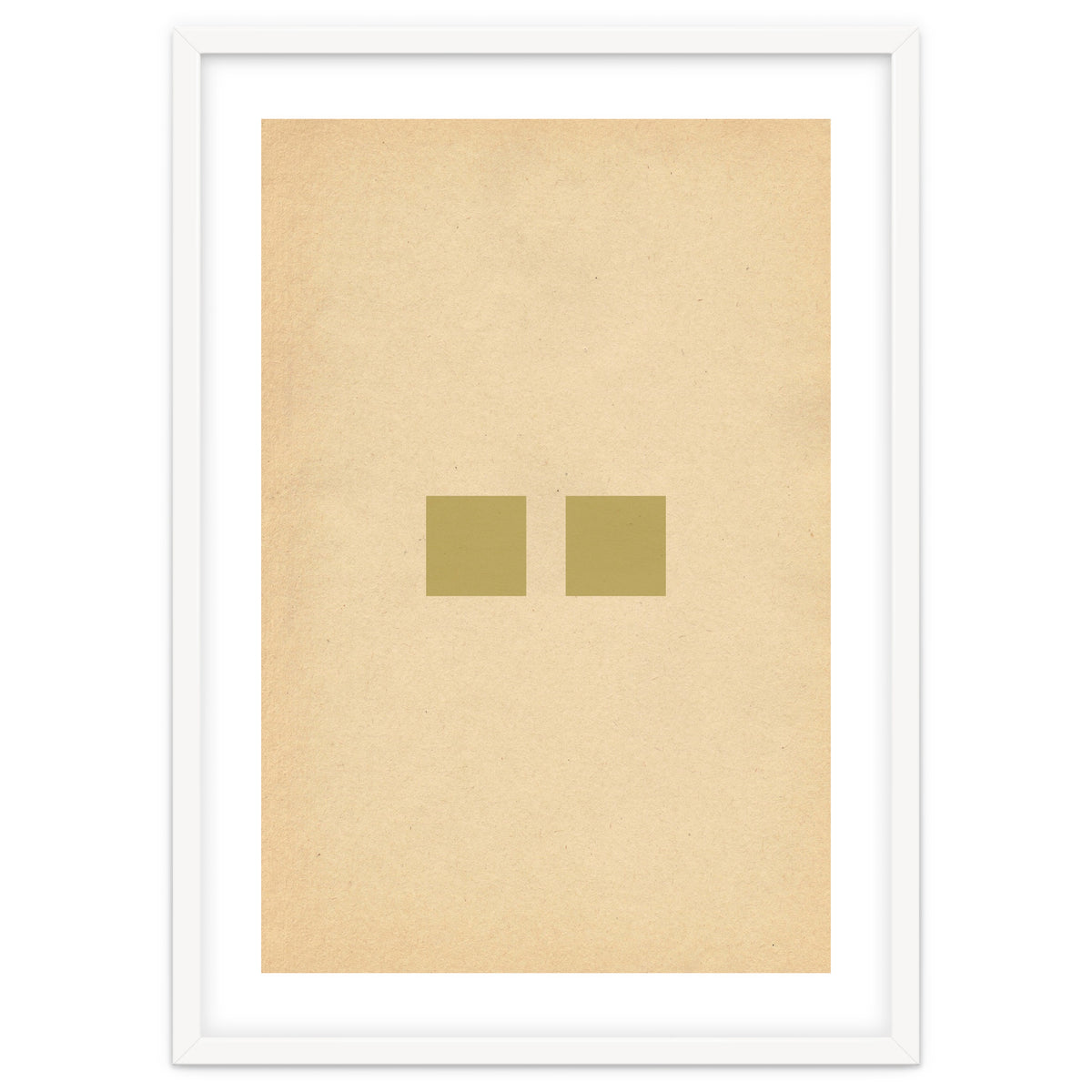 Minimalist green squares