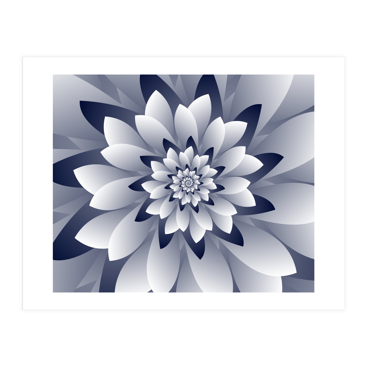 White Floral (Print Only)