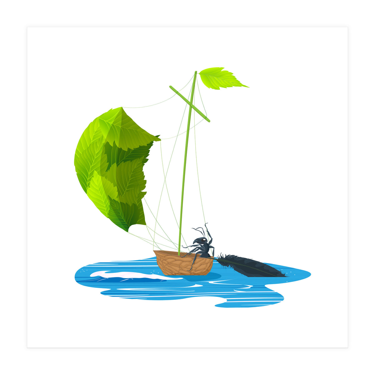 Walnut Ride (Print Only)