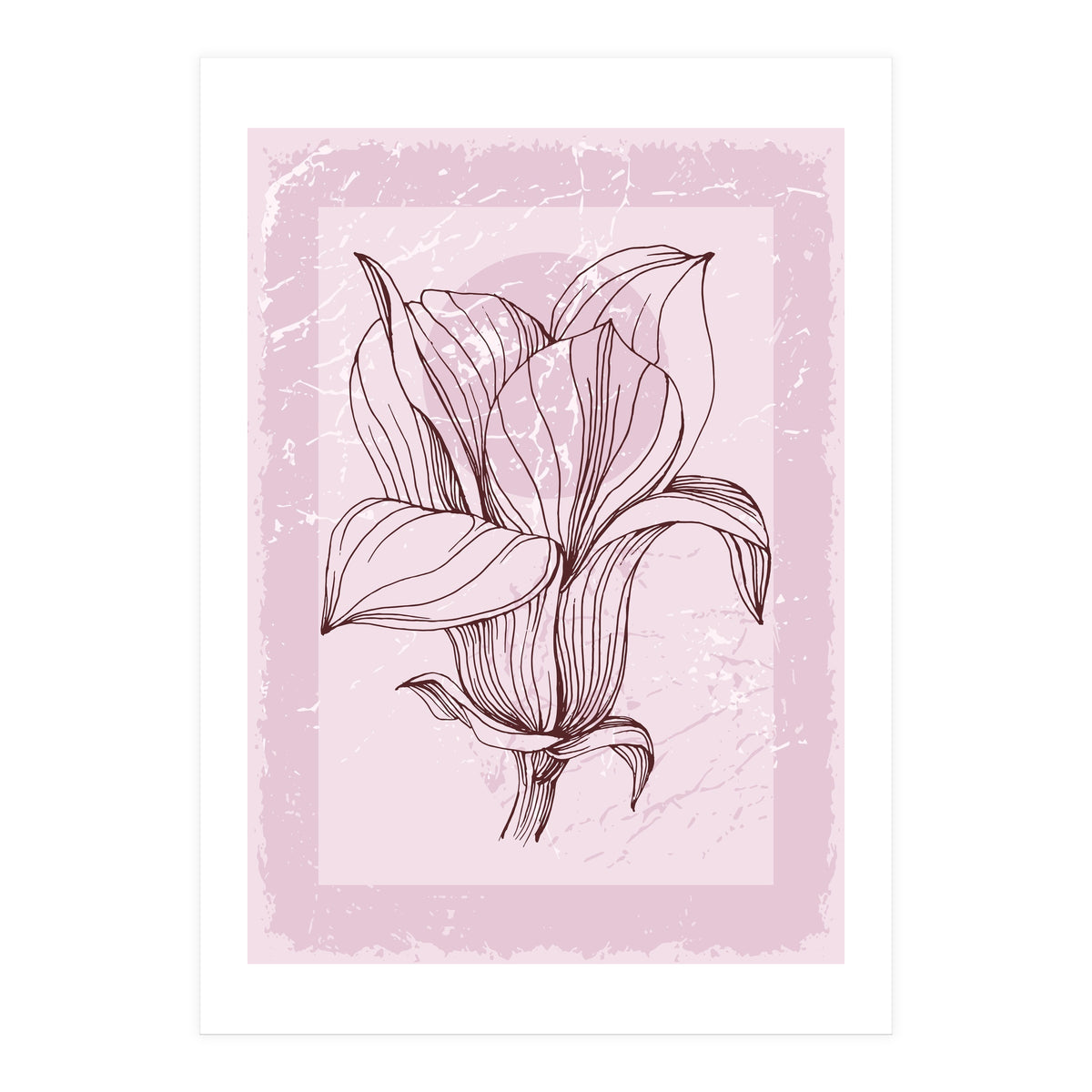 Magnolia - Minimal Contemporary Botanical Floral (Print Only)