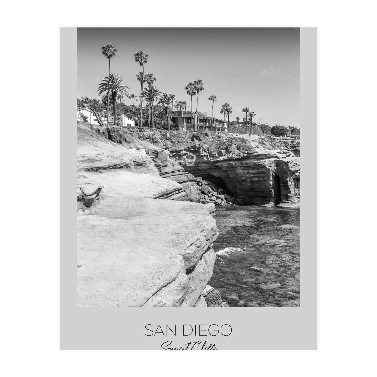 In focus: SAN DIEGO Sunset Cliffs (Print Only)