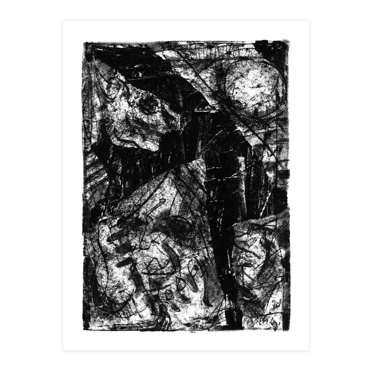 Fright - b&w (Print Only)