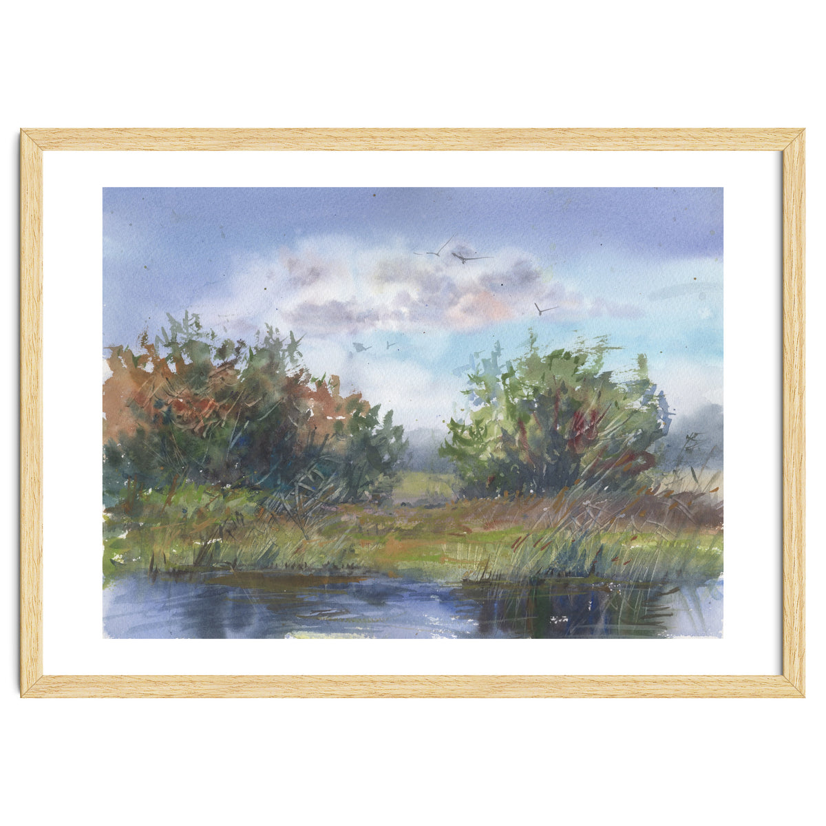 Watercolor Landscape Painting