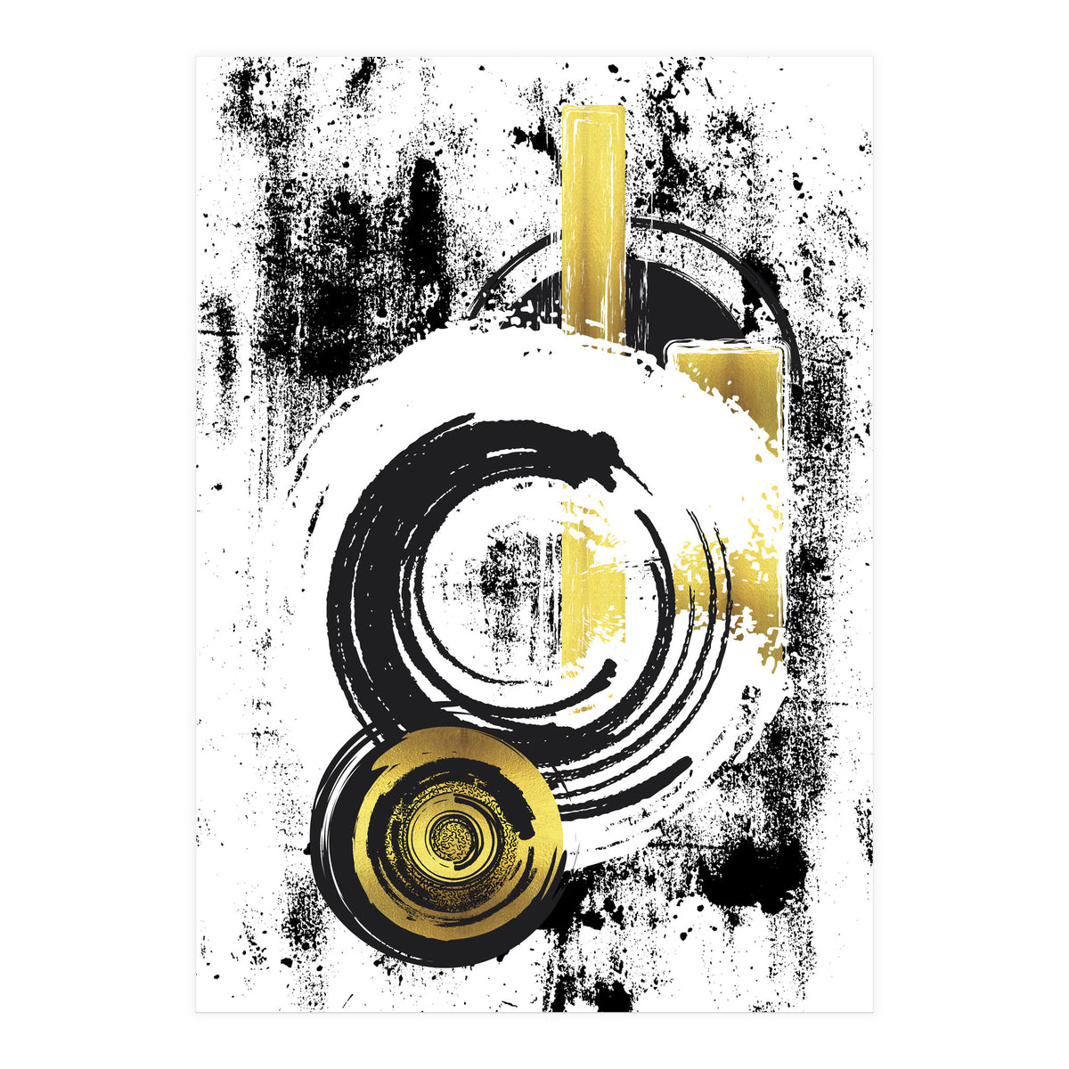 ABSTRACT ART Dynamic shapes (Print Only)