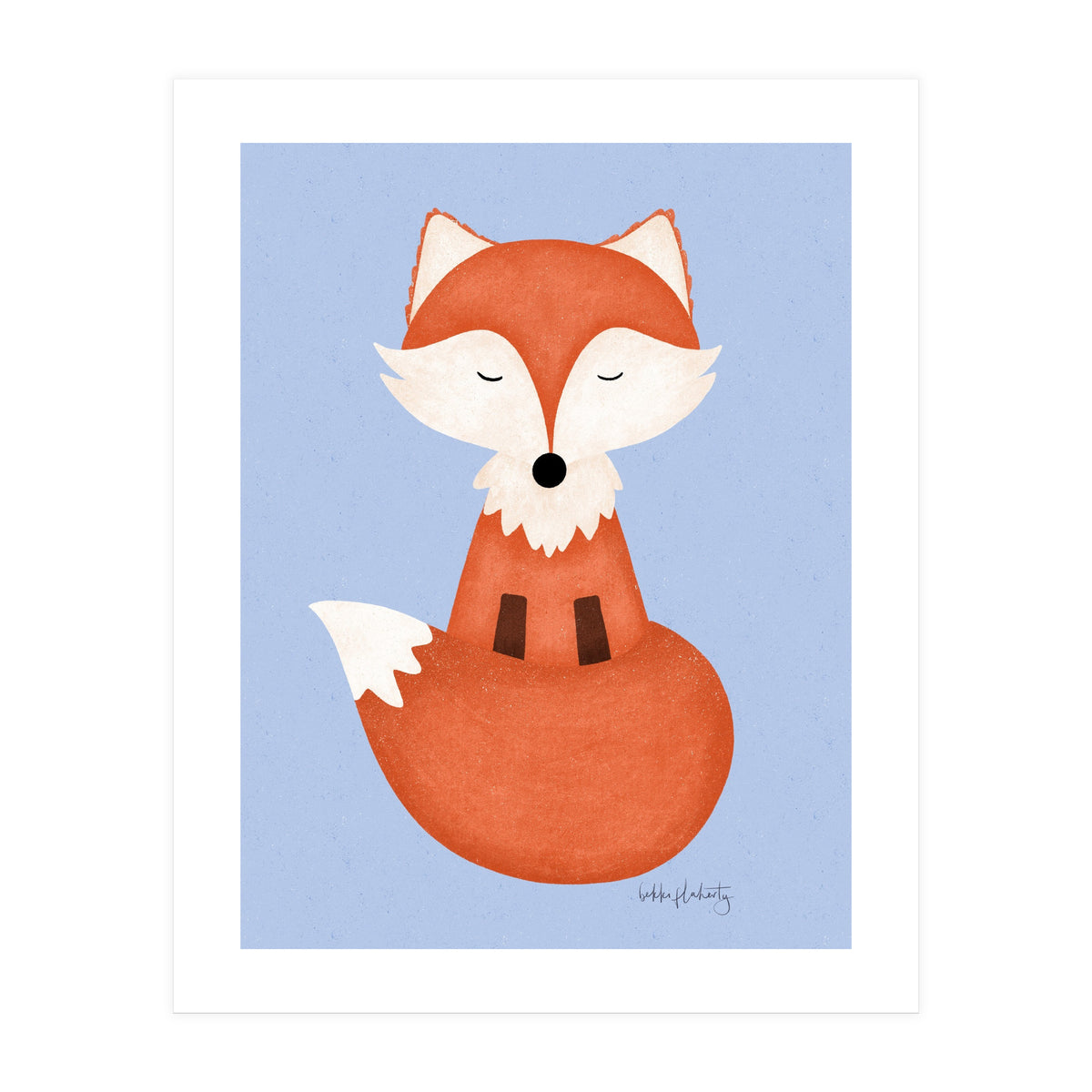 Sleeping Fox (Print Only)