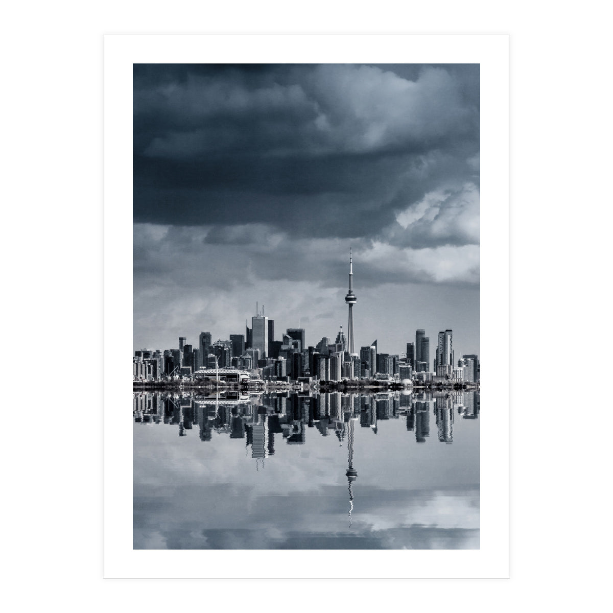 Toronto Skyline From Colonel Samuel Smith Park Reflection No 1 (Print Only)