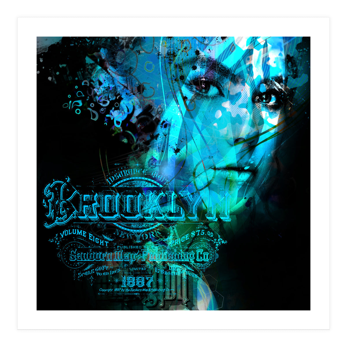 Face Flipped2brooklyn Large (Print Only)