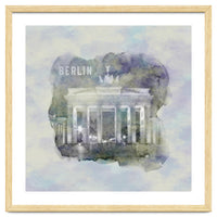 BERLIN Brandenburg Gate | watercolor