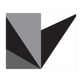 Geometric Shapes No. 76 - black, white & grey (Print Only) thumbnail