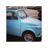 Pale blue Fiat 500 (Print Only) thumbnail