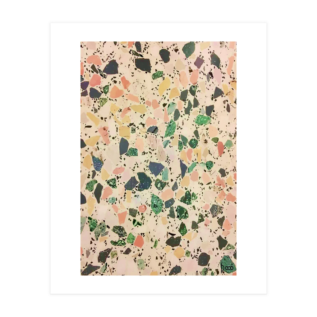 Brown Terrazzo (Print Only)